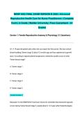 NRNP 6552 FINAL EXAM VERSION B 2026 &vert; Advanced Reproductive Health Care for Nurse Practitioners &vert; Complete Exam &vert; A Grade &vert; Walden University &vert; Pass Guaranteed - A&plus; Graded&NewLine;&NewLine;