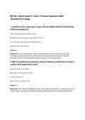 NR 324 &vert; Adult Health II &vert; Exam 7 Practice Questions 2026&NewLine;&vert;Chamberlain College
