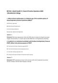 NR 324 &vert; Adult Health II &vert; Exam 8 Practice Questions 2026&NewLine;&vert;Chamberlain College
