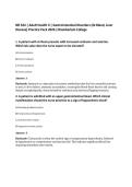 NR 324 &vert; Adult Health II &vert; Gastrointestinal Disorders &lpar;GI Bleed&comma; Liver&NewLine;Disease&rpar; Practice Pack 2026 &vert;Chamberlain College