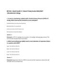 NR 324 &vert; Adult Health II &vert; Week 9 Study Guide 2026&sol;2027&NewLine;&vert;Chamberlain College