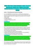 NRNP 6552 FINAL EXAM VERSION A&B PACKAGE DEAL 2026 &vert; Advanced Reproductive Health Care &vert; Walden University &vert; Verified Questions & Answers &vert; Pass Guaranteed - A&plus; Graded