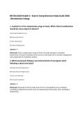 NR 324 Adult Health II - Exam 6 Comprehensive Study Guide 2026&NewLine;&vert;Chamberlain College