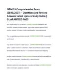 NBME 9 Comprehensive Exam &NewLine;&lpar;2026&sol;2027&rpar; &ndash; Questions and Revised &NewLine;Answers Latest Update Study Guide&vert;&vert; &NewLine;GUARANTEED PASS 