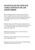 MK1 SWE EXAM 2026 FINAL REVIEW PACK&NewLine;COMPLETE QUESTION SET AND CORE&NewLine;CONCEPT SUMMARY