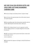 MK1 SWE EXAM 2026 REVISION NOTES AND&NewLine;STRUCTURED SOFTWARE ENGINEERING&NewLine;OVERVIEW GUIDE