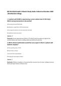NR 324 Adult Health II Week 6 Study Guide&colon; Endocrine Disorders 2026&NewLine;&vert;Chamberlain College