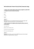 NR 324 Adult Health II Week 8 Final Quiz 2026 &vert;Chamberlain College
