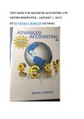 Test bank for Advanced Accounting 4th edition Hardcover &ndash; January 1&comma; 2018&NewLine;by by Susan S&period; Hamlen &lpar;Author&rpar; all chapters fully covered with questions and answers graded A&plus;