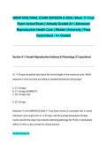 NRNP 6552 MIDTERM & FINAL EXAMS PACKAGE DEAL 2026 &vert; Advanced Reproductive Health Care &vert; Questions & Correct Answers &vert; Already Graded A&plus; &vert; Walden University &vert; Pass Guaranteed - A&plus; Graded