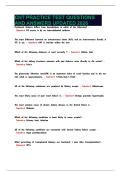 CHT PRACTICE TEST QUESTIONS AND ANSWERS UPDATED 2026