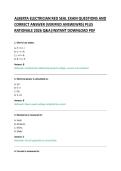 ALBERTA ELECTRICIAN RED SEAL EXAM QUESTIONS AND &NewLine;CORRECT ANSWER &lpar;VERIFIED ANSWEWRS&rpar; PLUS &NewLine;RATIONALE 2026 Q&A&vert;INSTANT DOWNLOAD PDF
