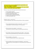 WGU D351 FINAL EXAM COMPREHENSIVE QUESTIONS AND &NewLine;PRACTICE CORRECT ANSWERS &NewLine;MOST TESTED 80 QUESTIONS &sol; CERTIFIED STUDY SOLUTIONS &NewLine;GRADE A&plus; REVISION MOCK 2026 UPDATE 