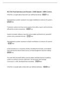 ACC 541 Final Questions and Answers &vert; 2026 Update &vert; 100&percnt; Correct&period;&NewLine;A flat file is a single table of data with user-defined attributes -True&NewLine;Heterogeneous systems represent one single installation or instance of a system&period; -&NewLine;False&NewLine;Production systems are 