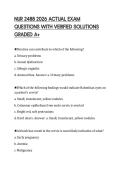 NUR 2488 2026 ACTUAL EXAM&NewLine;QUESTIONS WITH VERIFIED SOLUTIONS&NewLine;GRADED A&plus;
