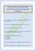 NSE 211 FINAL EXAM REVIEW&NewLine;QUESTIONS AND ANSWERS 2026&NewLine;VERIFIED&period;