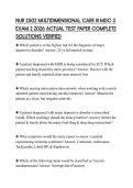 NUR 2502 MULTIDIMENSIONAL CARE III MDC 3&NewLine;EXAM 2 2026 ACTUAL TEST PAPER COMPLETE&NewLine;SOLUTIONS VERIFIED