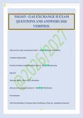 NSG415 - GAS EXCHANGE II EXAM&NewLine;QUESTIONS AND ANSWERS 2026&NewLine;VERIFIED&period;