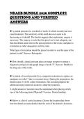 NDAEB BUNDLE 2026 COMPLETE&NewLine;QUESTIONS AND VERIFIED&NewLine;ANSWERS