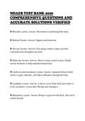 NDAEB TEST BANK 2026&NewLine;COMPREHENSIVE QUESTIONS AND&NewLine;ACCURATE SOLUTIONS VERIFIED&NewLine;