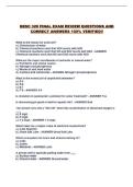 BESC 320 FINAL EXAM REVIEW QUESTIONS AND CORRECT ANSWERS 100&percnt; VERIFIED&excl;&excl;