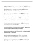 ACCT 318 EXAM 2 Chapter 5 Questions and Answers &vert; 2026 Update &vert;&NewLine;100&percnt; Correct&period;&NewLine;