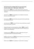 ACTG 318 Long-Term Liabilities & Bond Accounting Concepts&NewLine;Questions and Answers &vert; 2026 Update &vert; 100&percnt; Correct&period;