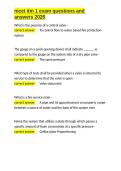 NICET Exam Package Deal With Complete Solutions 