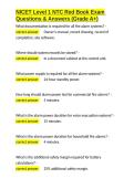 NICET Level 1 NTC Red Book Exam Questions & Answers &lpar;Grade A&plus;&rpar;&period;docx&NewLine;&NewLine;