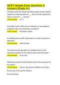 NICET Sample Exam Questions & Answers &lpar;Grade A&plus;&rpar;&period;docx&NewLine;&NewLine;