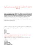 Rope Rescue Technician Exam 2026&sol;2027&colon; 250&plus; Verified Q&A &vert; NFPA 1006 & 1670 Mastery Pack
