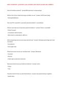 RESP 1350 REVIEW - QUESTIONS AND ANSWERS &vert; 2026 UPDATE &vert; RATED 100&percnt; CORRECT&period;&NewLine;