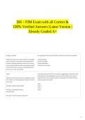 DH &ndash; PJM Exam with all Correct & 100&percnt; Verified Answers &vert;Latest Version &vert;Already Graded A&plus;