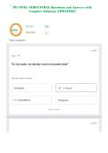 PE CIVIL STRUCTURAL Questions and Answers with Complete Solutions UPDATED&excl;&excl;&excl;&period;