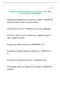 Civil Structural PE Exam Questions and Answers with 100&percnt; Verified Solutions UPDATED&excl;&excl;&excl;&period;
