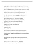 BADM 7200 Exam 2 Terms and Formulas Questions and Answers &vert;&NewLine;2026 Update &vert; 100&percnt; Correct&period;