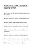 NUR150 STUDY GUIDE 2026 MASTER&NewLine;SOLUTION DIGEST