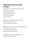 NUR155 SCRIPT 2026 FULL SOLVED&NewLine;CONTENT&NewLine;