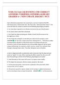 NURS 316 Unit 6 QUESTIONS AND CORRECT ANSWERS &lpar;VERIFIED ANSWERS&rpar; ALREADY GRADED A&plus; &vert; NEW UPDATE 2026&sol;2027 &vert; WCU