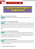 Study Guide &ndash; NSG 121 Health Assessment Herzing Exam 1 &vert; Questions and Answers for Exam Preparation