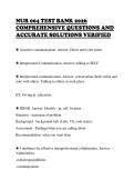 NUR 004 TEST BANK 2026&NewLine;COMPREHENSIVE QUESTIONS AND&NewLine;ACCURATE SOLUTIONS VERIFIED