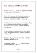 Nutr 1020 Exam 5 WITH ANSWERS
