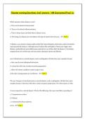 Disaster nursing Questions And Answers &sol; 100 Guaranteed Pass&excl; A&plus;