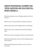 NUR2755 PROFESSIONAL EXAMPREP 2026&NewLine;TESTED QUESTIONS AND SOLUTIONS FULL&NewLine;REVIEW GRADED A&plus;&NewLine;