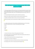 NUR 1140 Chapter 68&colon; Disaster Nursing Questions With Verified Answers &lpar;A&plus; Graded&rpar;