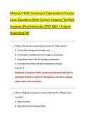 Missouri HVAC Contractor Examination Practice &NewLine;Exam Questions With Correct Answers &lpar;Verified &NewLine;Answers&rpar; Plus Rationales 2026 Q&A &vert; Instant &NewLine;Download Pdf 