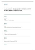 TEAS EXAM A&plus; GRADE ASSURED COMPLETE SOLUTIONS AND VERIFIED ANSWERS