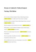 Brunner & Suddarth&rsquo;s Medical-Surgical Nursing&comma; 15th Edition&period;