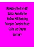 Marketing The Core 9th Edition Kerin Hartley McGraw Hill Marketing Principles Complete Study Guide and Review Comprehensive Concepts 2025&sol; 2026 with Solution for Exam Success and Mastery