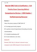 MARRIOTT ONE YIELD V2 CERTIFICATION EXAM PREP &ndash; 200&plus; PRACTICE QUESTIONS WITH RATIONALES &vert; REVENUE MANAGEMENT&comma; RPO&comma; HURDLE REVENUE&comma; DEMAND FORECASTING & INVENTORY CONTROLS &lpar;2025 UPDATE&rpar;&NewLine;&NewLine;